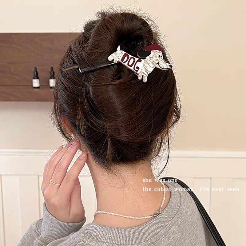 Elegant one-line hair clip, twist clip at the back of the head, 2025 new style, light luxury and high-end style, updo, grab clip, duckbill clip headwear pic 37