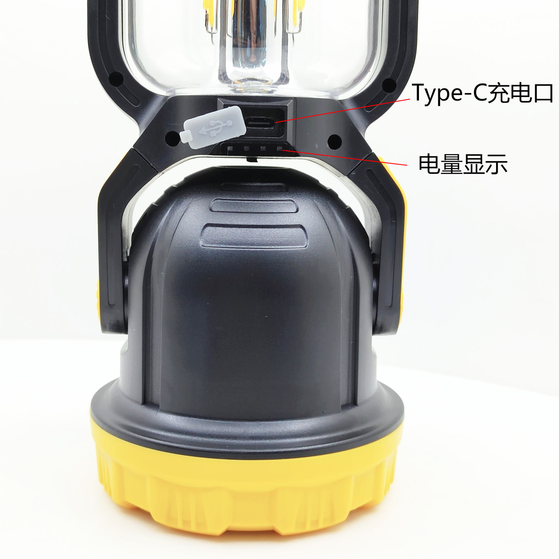 户外LED钨丝露营灯帐篷灯照明灯风扇灯强光手电筒手提灯应急灯详情3