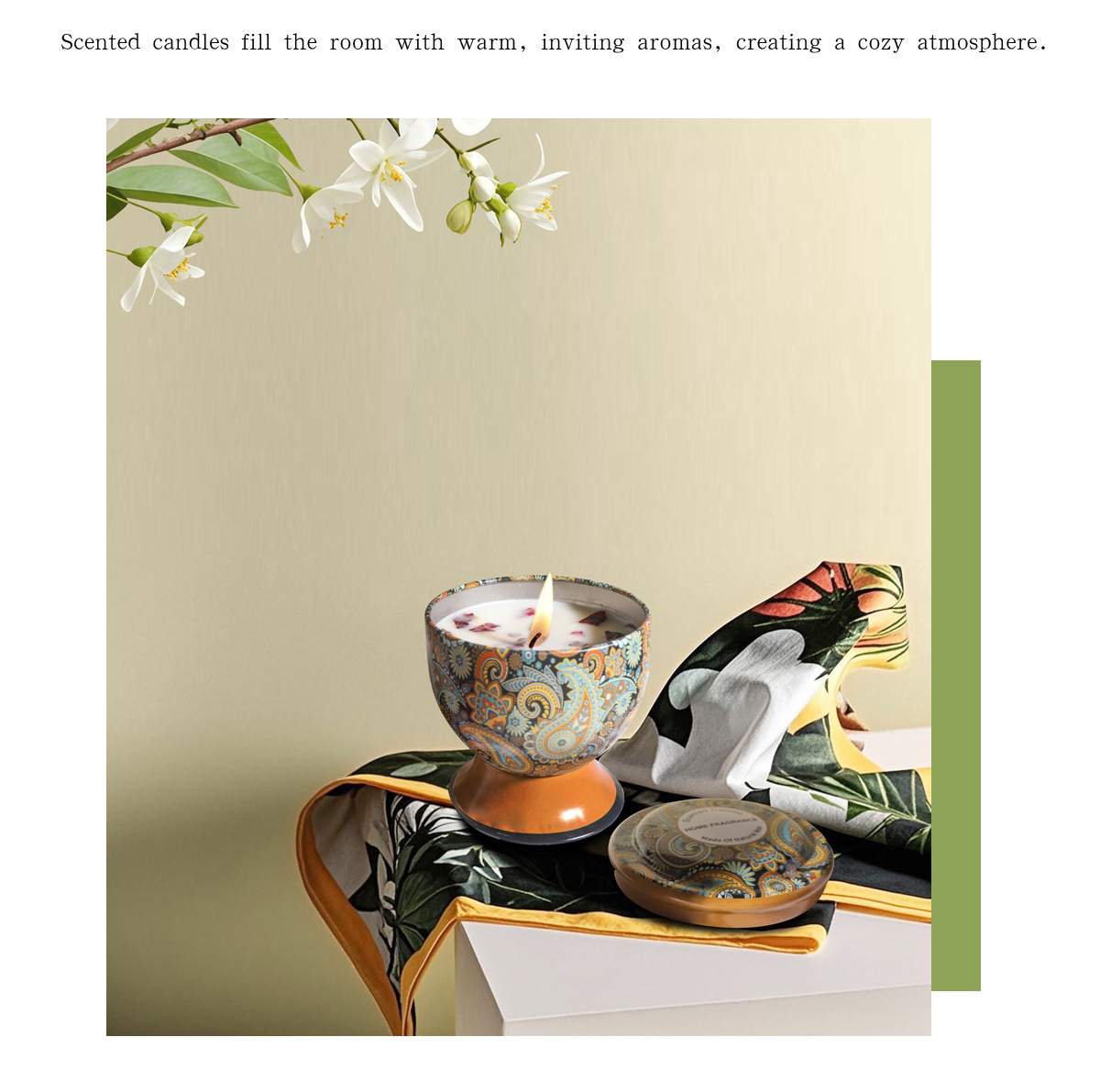 跨境高脚杯干花香薰蜡烛结婚伴手礼生日礼物花氛芳熏香蜡烛批发详情19