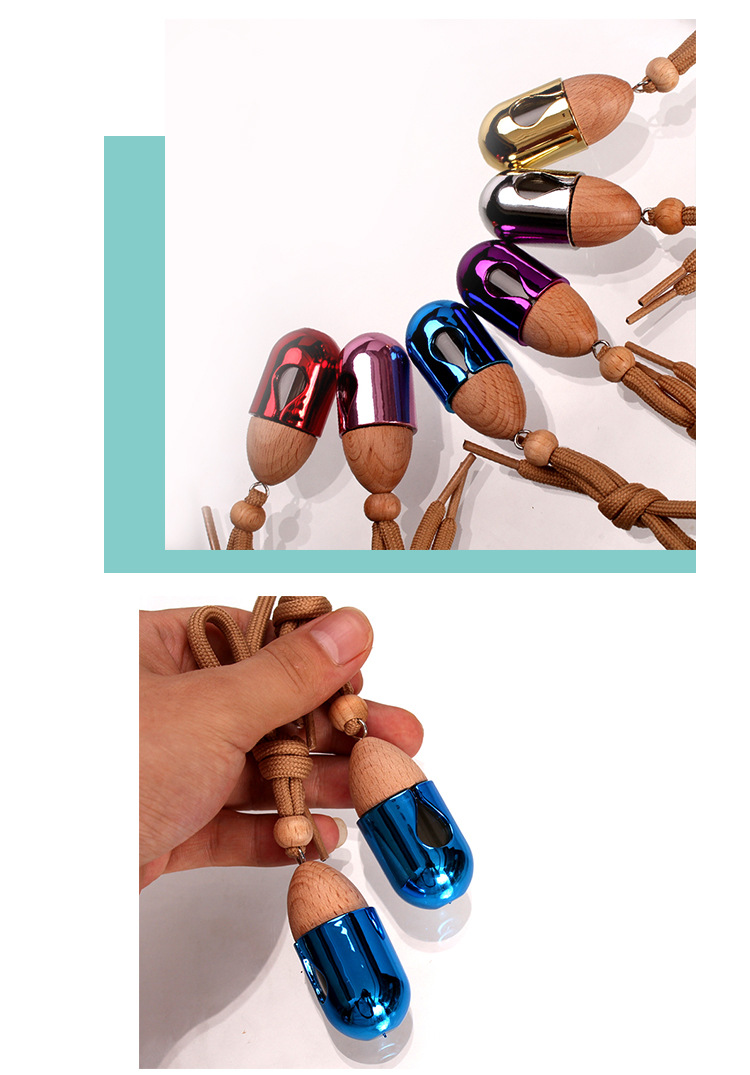 7ml teardrop-shaped perfume bottle, wooden cap with lanyard, car pendant, aromatherapy bottle, small pendant, essential oil portioned bottle pic 3