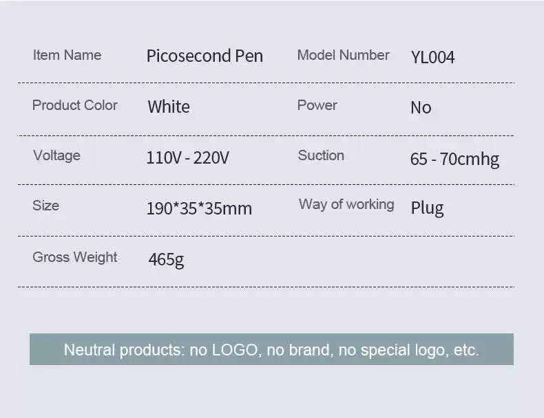 跨境激光皮秒笔扫痣扫斑笔便携式美容扫斑仪器充电手持点痣笔仪器详情4