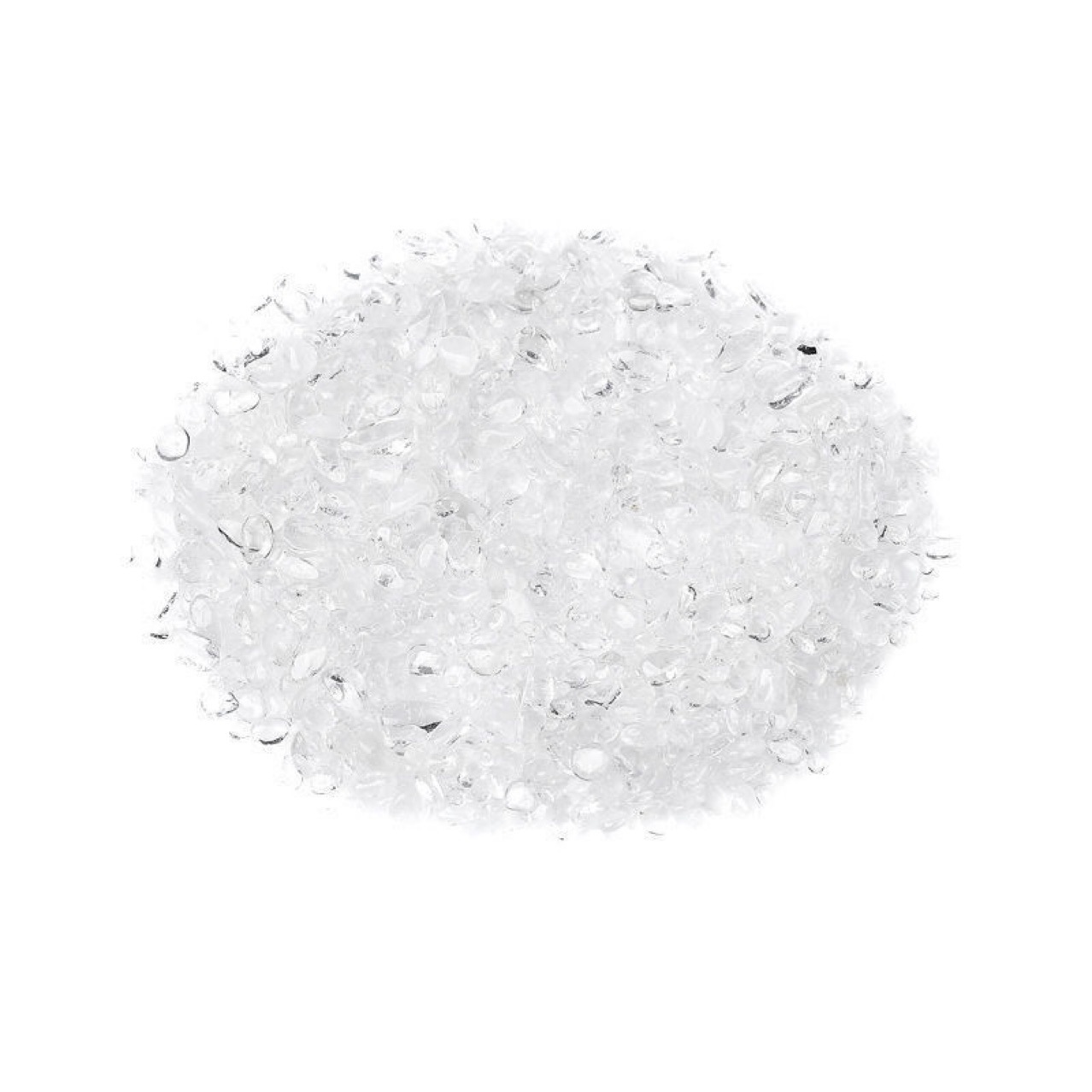 批发天然水晶碎石白水晶消磁石原石颗粒能量石净化供佛造景水晶簇详情5