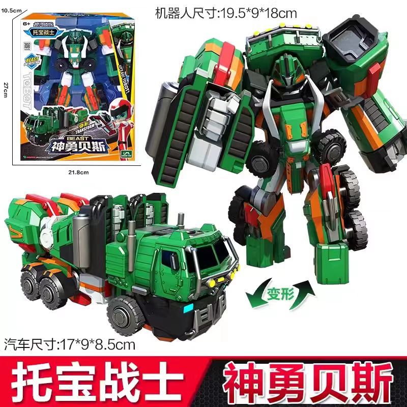 托宝战士银河侦探正义特警音速雷霆战警车变形机器人金刚汽车玩具详情7