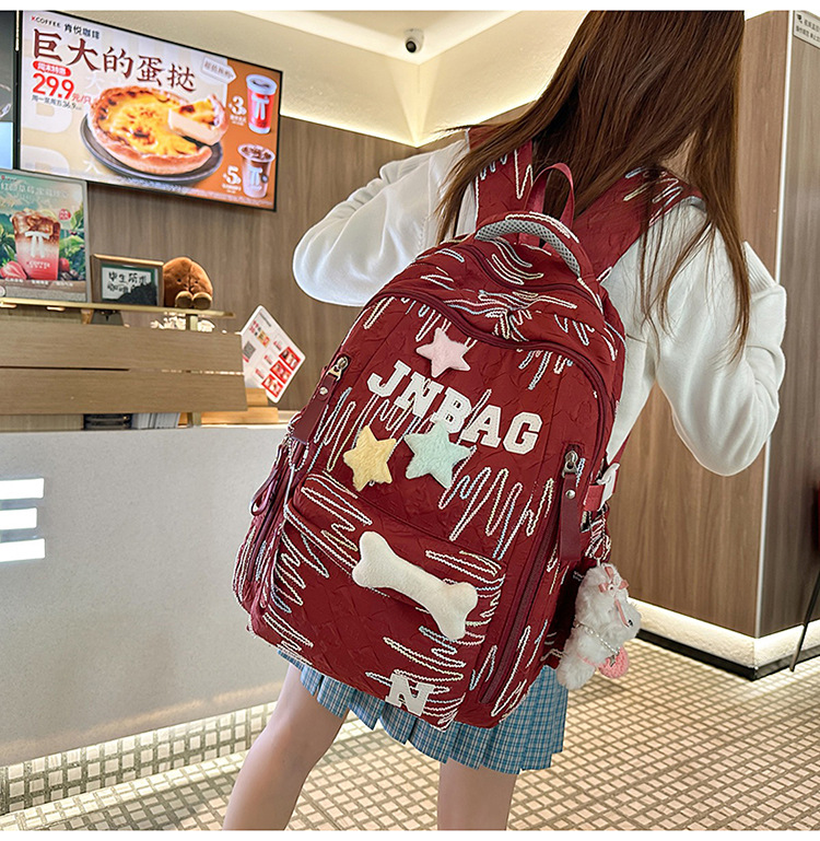 High appearance level schoolbag for junior high school girls, cute and lightweight backpack for primary school students, and large-capacity backpack for senior high school students pic 54