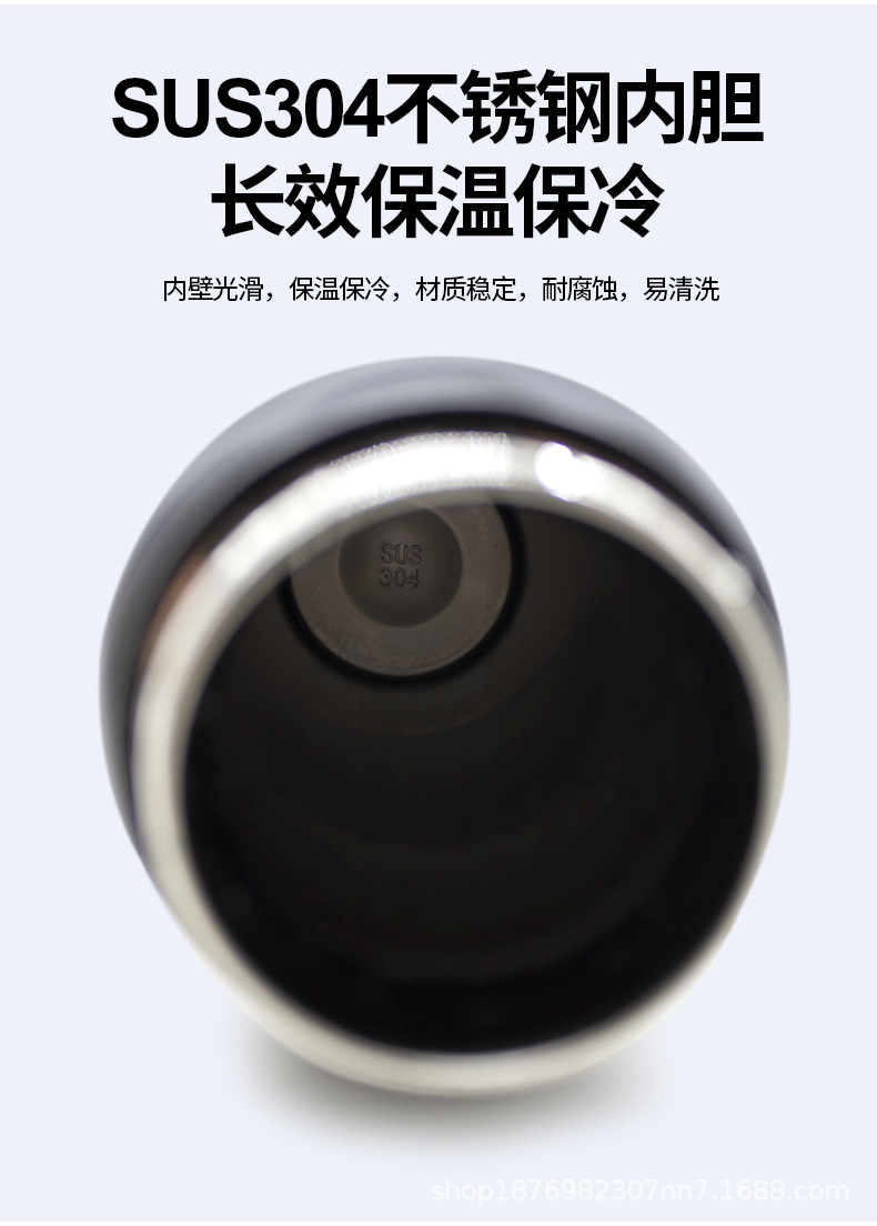 304不锈钢太空壶健身水杯户外大容量登山运动水壶双层保温杯批发详情4
