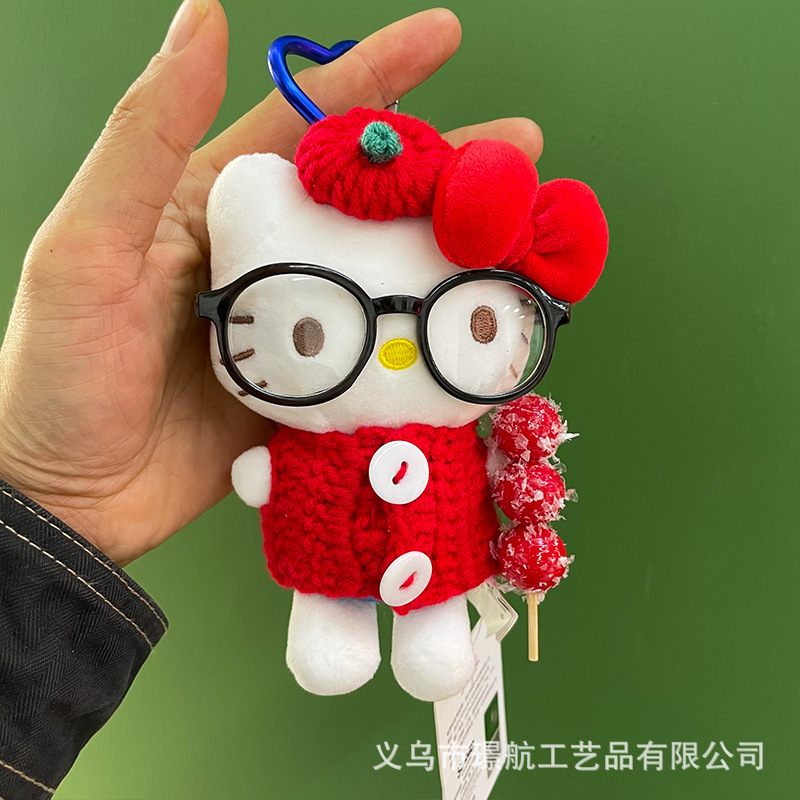 【 Genuine 】 New Year hellokitty Bag Pendant, Cute girl pendant, kt plush doll pic 11
