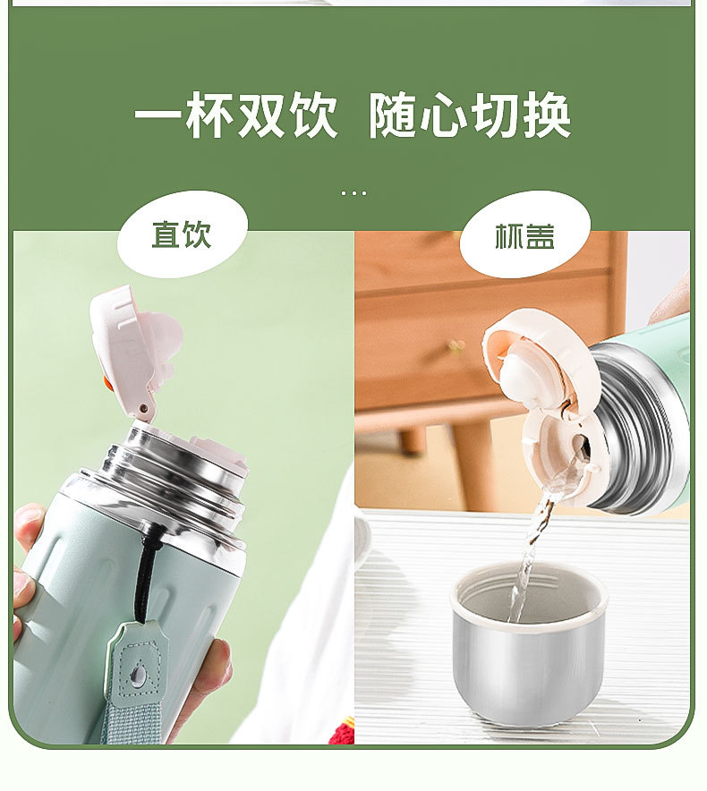 316不锈钢罗马保温保冷杯 高颜值大容量水杯泡茶便携杯子活动礼品详情4
