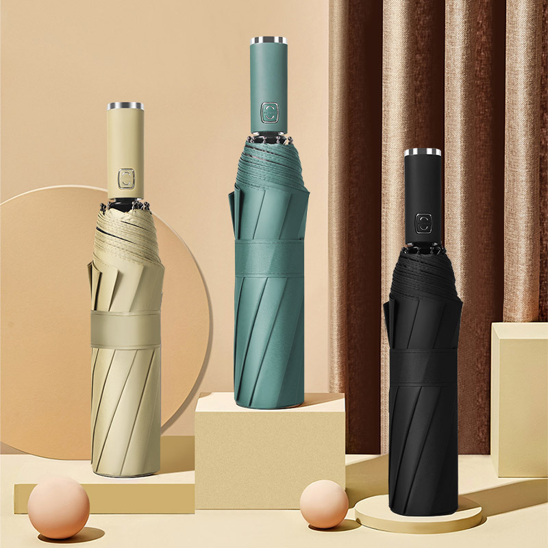 雨伞折叠伞高级感全自动大号太阳伞防紫外线遮阳伞晴雨两用广告伞详情3