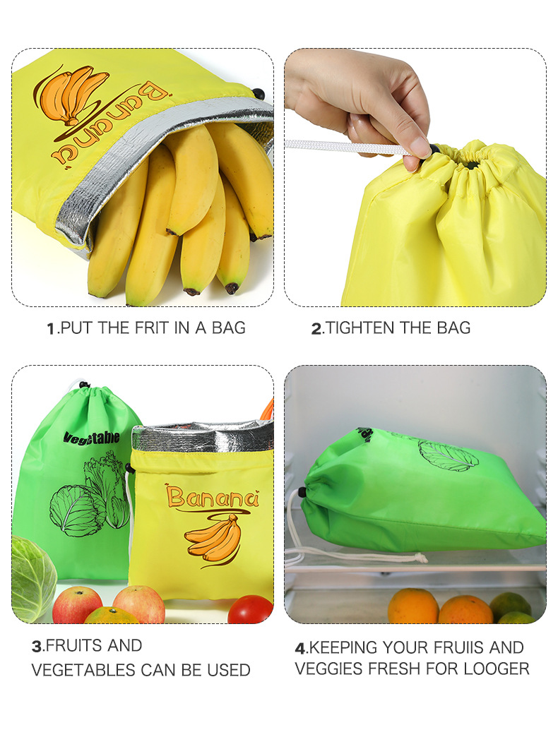 跨境款加厚铝箔袋保温防震蔬菜水果购物袋储藏袋保鲜束口手提袋详情10