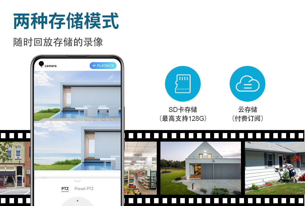 V380 dual-screen solar-powered camera outdoor ball snatching linkage monitoring 360-degree WiFi home monitoring camera pic 17