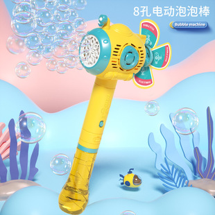 网红卡通泡泡枪玩具电动灯光全自动泡泡机爆款儿童手持不漏泡泡机详情15