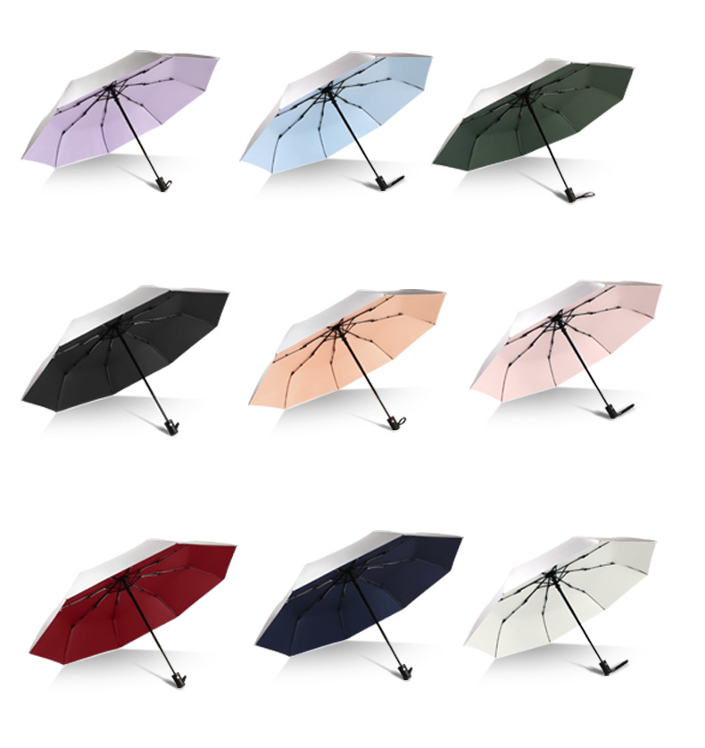 全自动伞钛银伞跨境太阳伞防晒遮阳伞晴雨两用女防紫外广告伞logo详情28