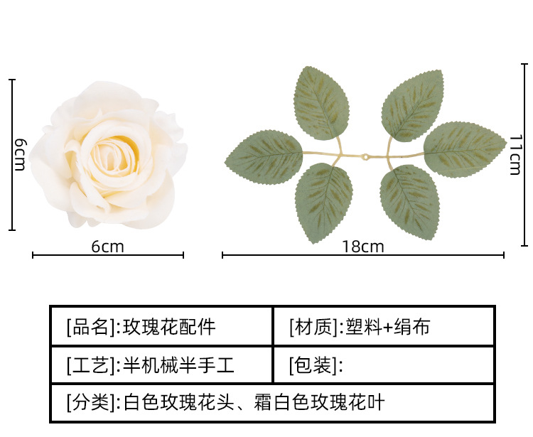 DIY香皂花2号花杆配件玫瑰花手工花艺扭扭棒批发金属丝绳制作材料详情3