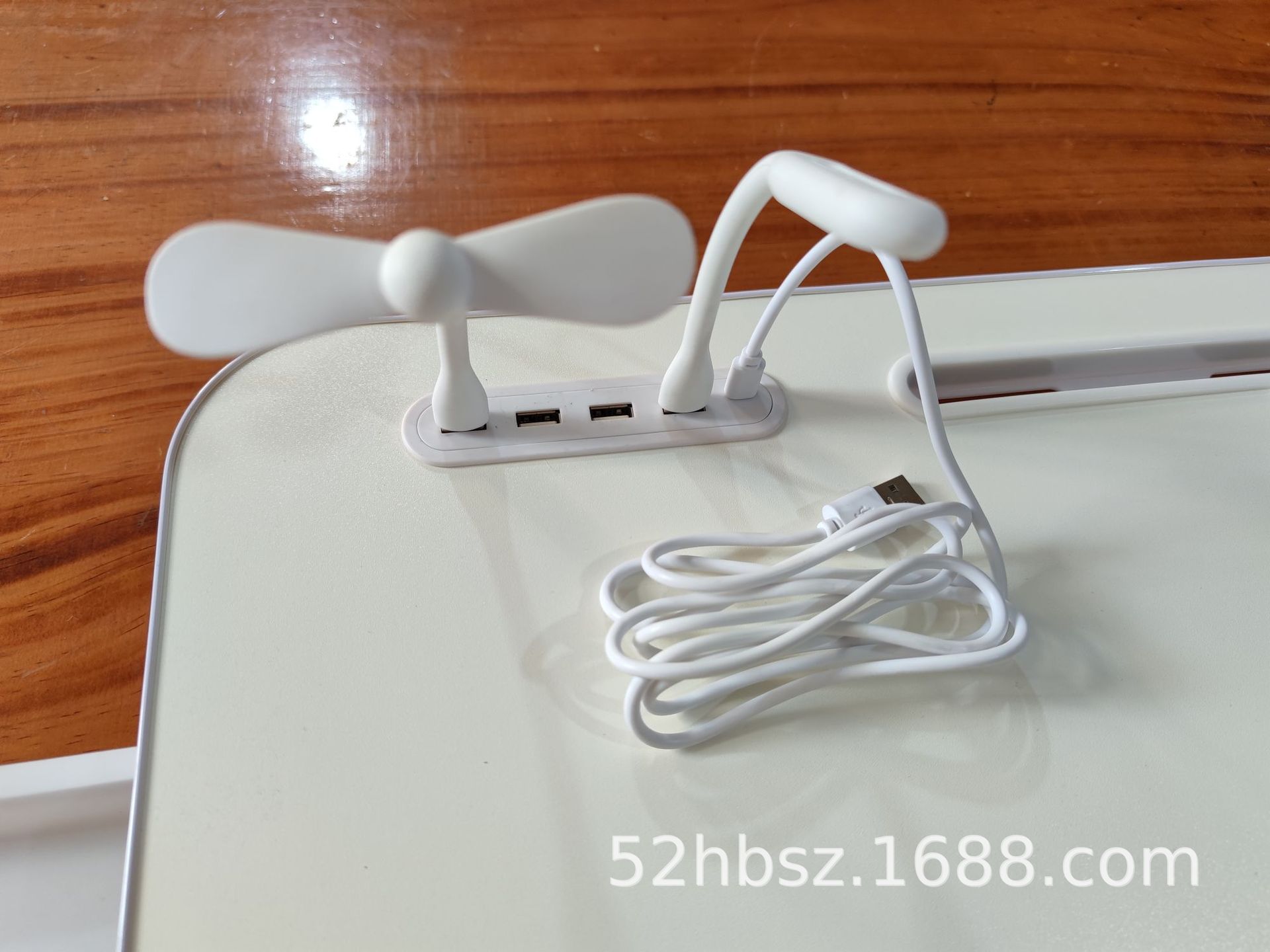 Folding table, outdoor table, dormitory bed, small table, lazy desk, computer desk, accessories, USB data cable, small fan pic 4