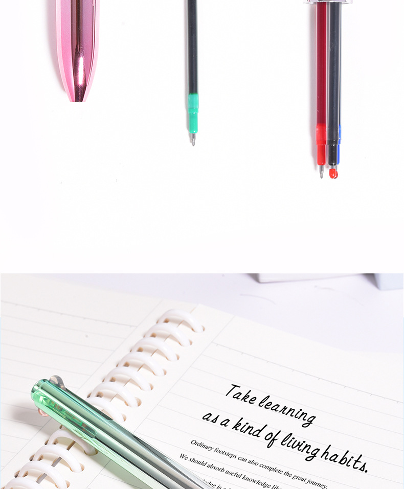 Weiya Hui Metallic Texture Gel Pen 23218 Four-in-one Gel Pen ST Multi-color Gel Pen wholesale pic 10