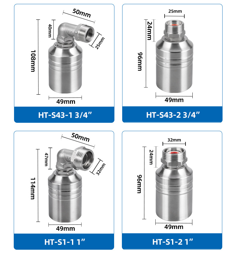 304不锈钢浮球阀厨房水龙头全自动水位控制器自停球阀/开关止水阀详情9