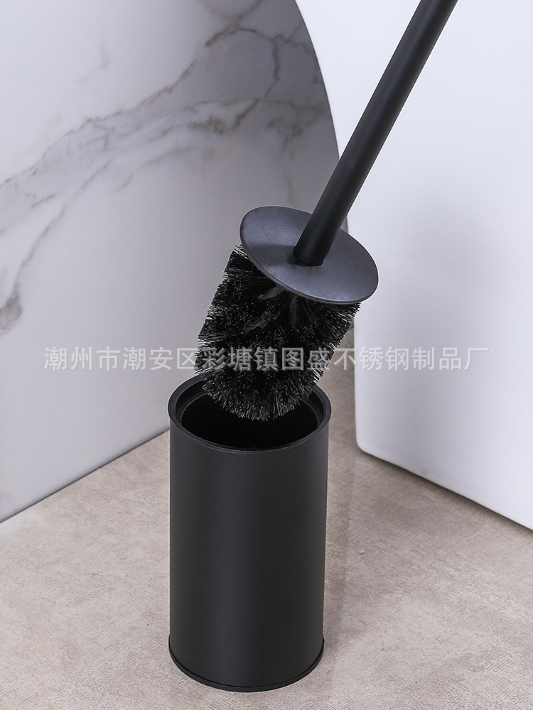 亚马逊跨境马桶刷家用无死角厕所刷子壁挂式上墙式替换头卫生间详情2