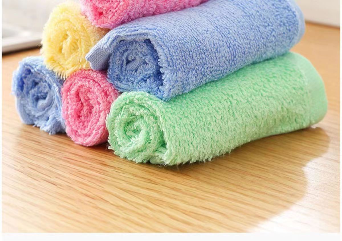 油利除洗碗巾不沾油小方巾吸水不掉毛去油手帕纯木质纤维厨房抹布详情6