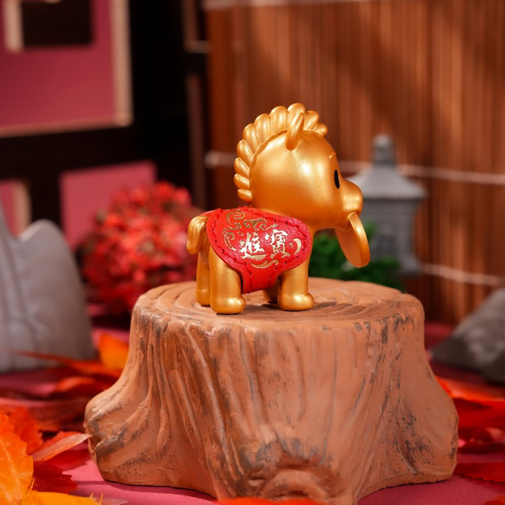 镇澜宫2026年马年新款运富马金属摆件运财马摆件木马摇马玩具详情11