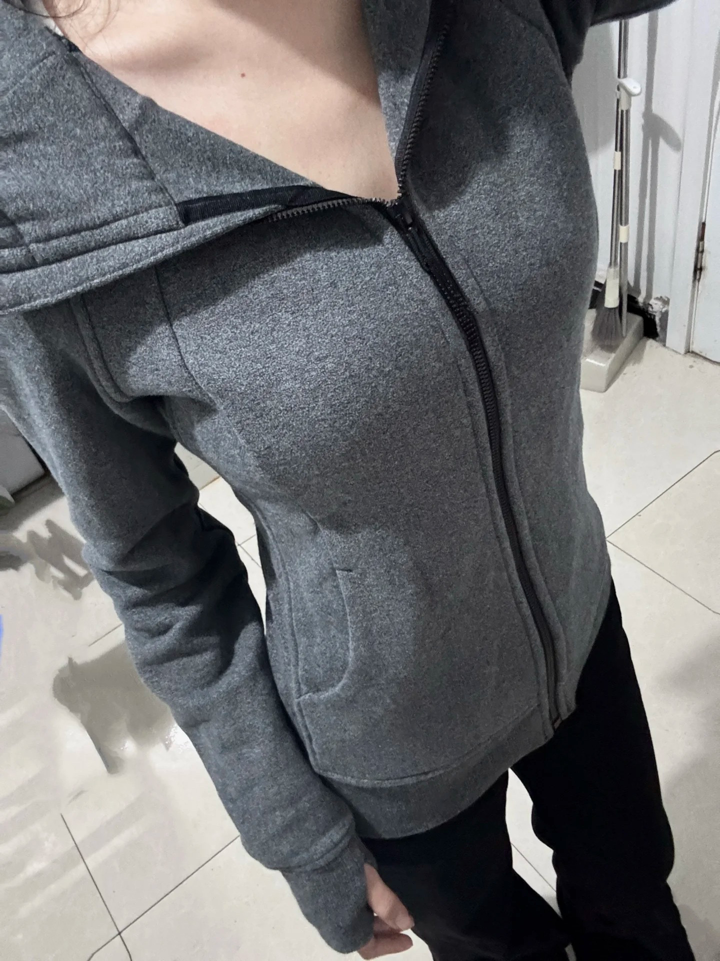 修身外套女款正肩卫衣秋冬季衣服连帽衫收腰紧身显瘦上衣2025新款详情20