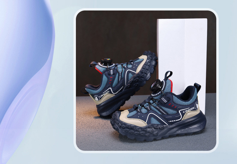 严选CAMKIDS夏季新款儿童运动鞋时尚透气男女童榴莲底跑步户外鞋详情13