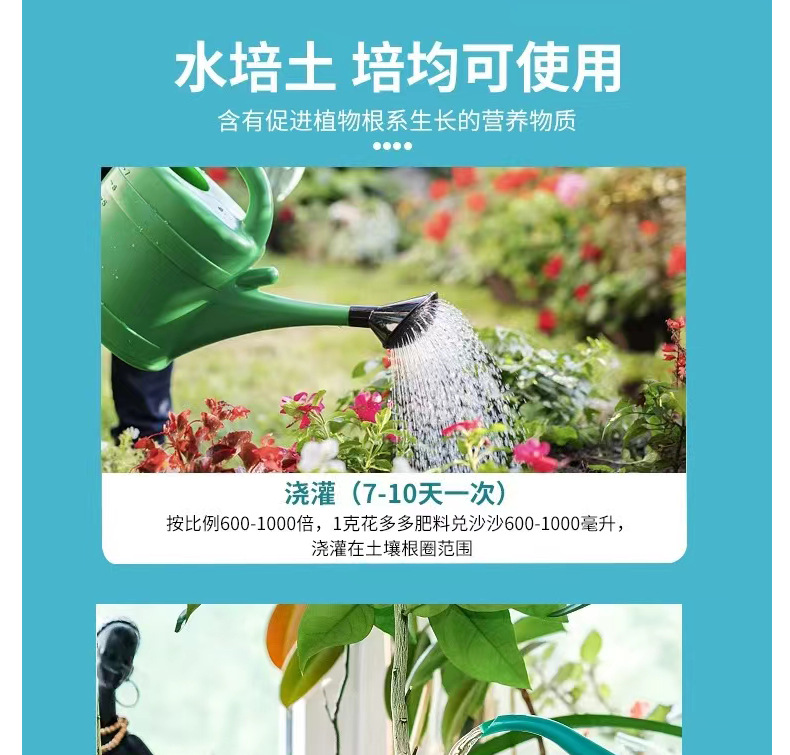 花多多2号促花肥1号通用型肥料水溶肥多肉植物盆栽促开花家用花肥详情8