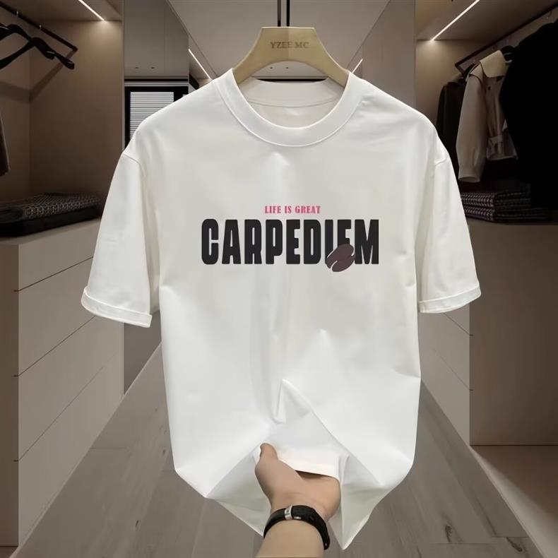 跨境夏季新款男士短袖t恤国潮圆领修身潮流休闲百搭速干运动上衣详情47