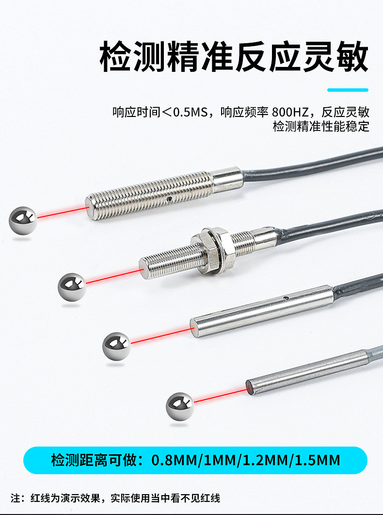 M3 Three-wire micro compact M4 small proximity switch Micro 24v mini metal induction M5 ultra-small proximity switch pic 6