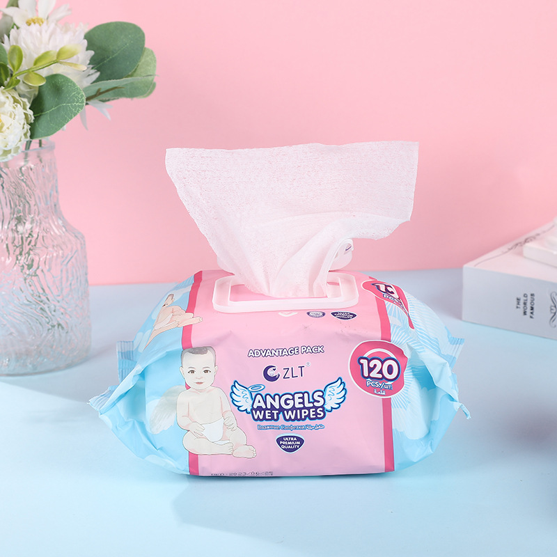 英文湿巾婴儿手口专用宝宝新生儿湿巾纸家庭实惠装无酒精加量装详情4