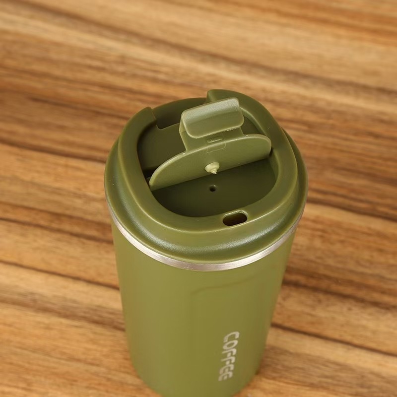 厂家直供简约户外真空双层不锈钢咖啡杯保温杯商务随行礼品杯批发详情5