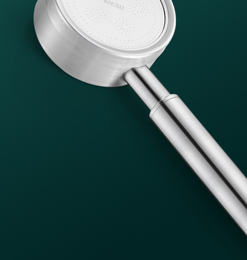 304 stainless steel showerhead set, household Little Waist pressurized handheld showerhead, shower filter showerhead pic 15