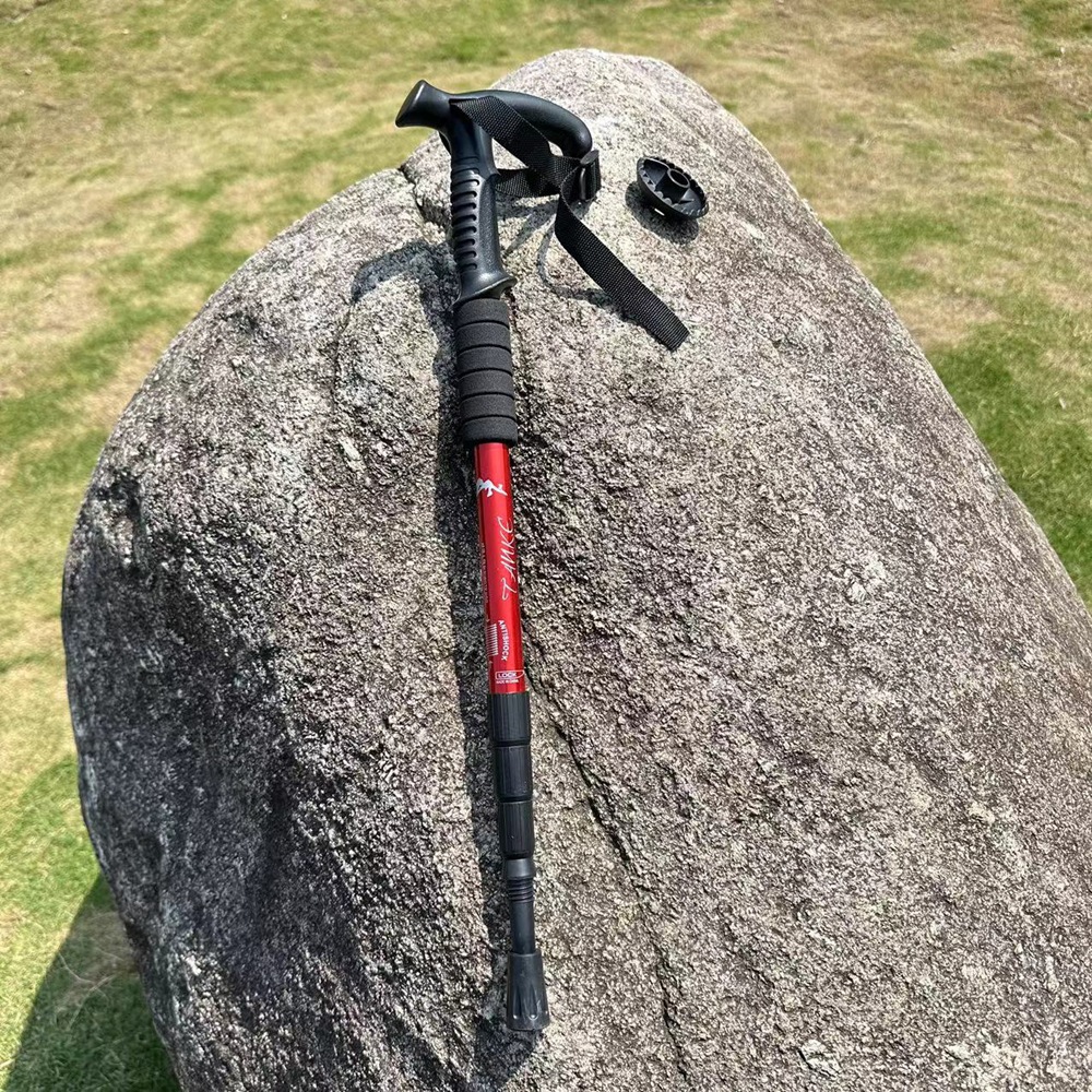户外旅行登山杖可伸缩老年人四节爬山拐杖铝合金徒步杖拐棍手杖详情12