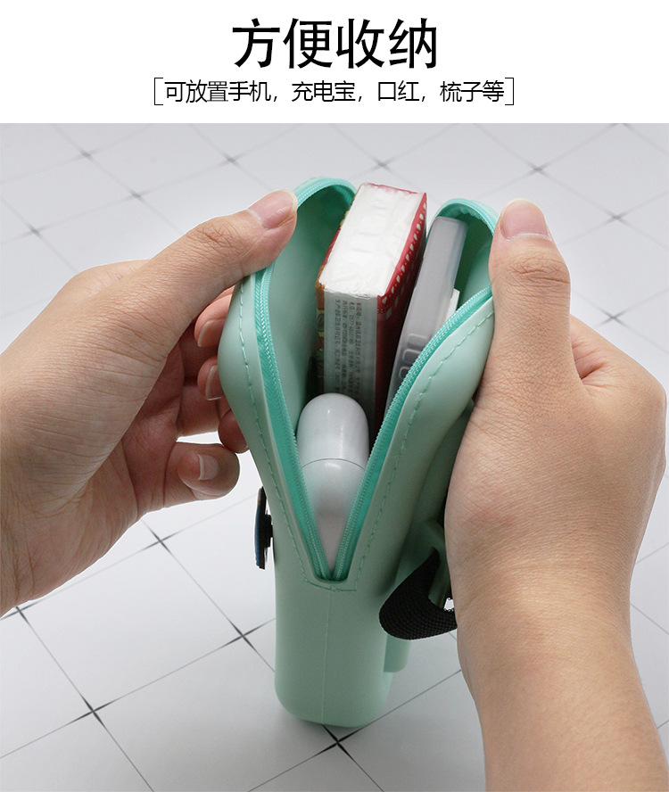 Cross-border bestsellers: stanley water Cup Silicone hole Bag, 40oz Ice Cup, loose change bag, outdoor exercise arm bag pic 9