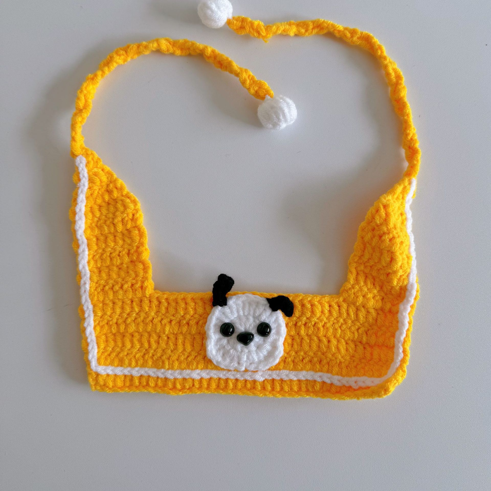 Pet hand-woven necklaces, cute cat knitted necklaces, kitten neck rings, small dog neck decorations pic 26