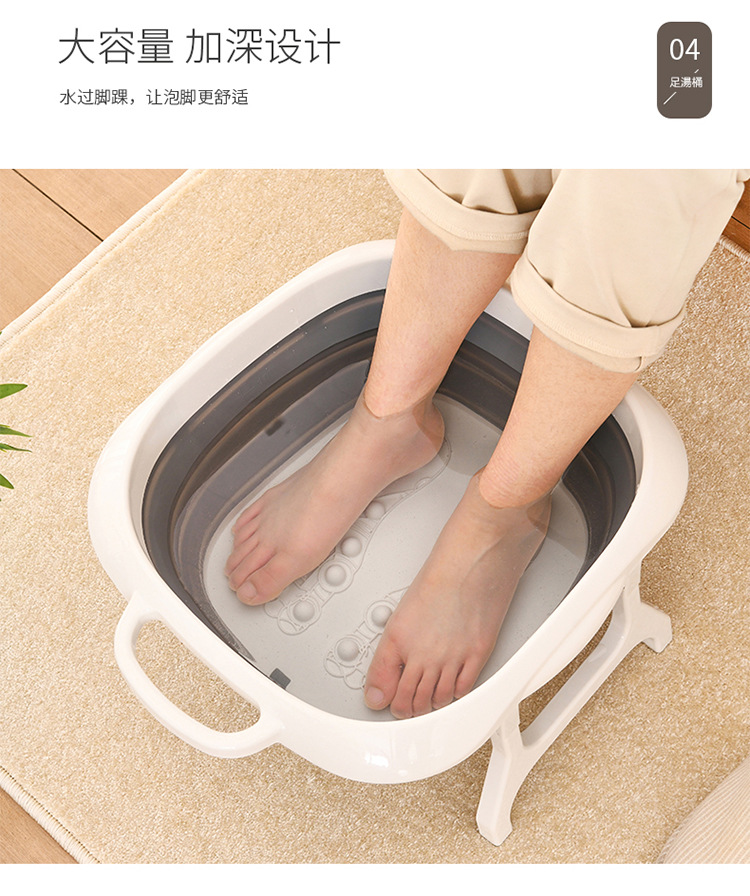 sp sauce foldable foot bath tub, home massage foot basin, constant-temperature foot bath basin, portable wonder pic 10