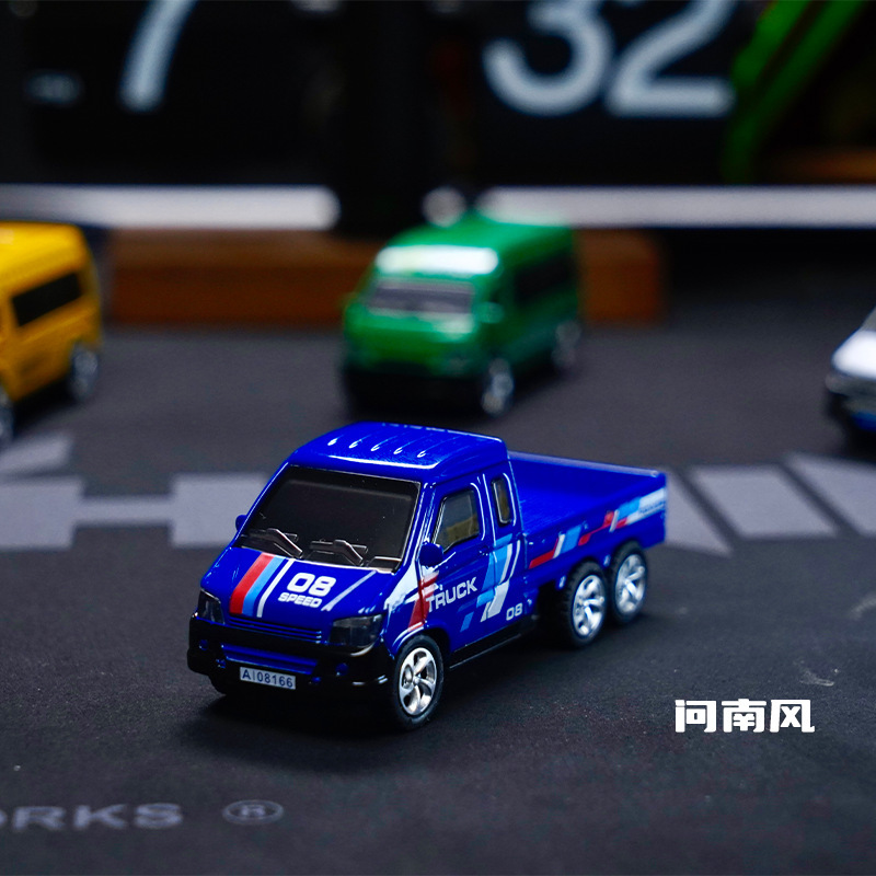 问南风1:64迷你合金RC桌面遥控车蓝牙遥控桌面皮卡玩具双控跨境详情5