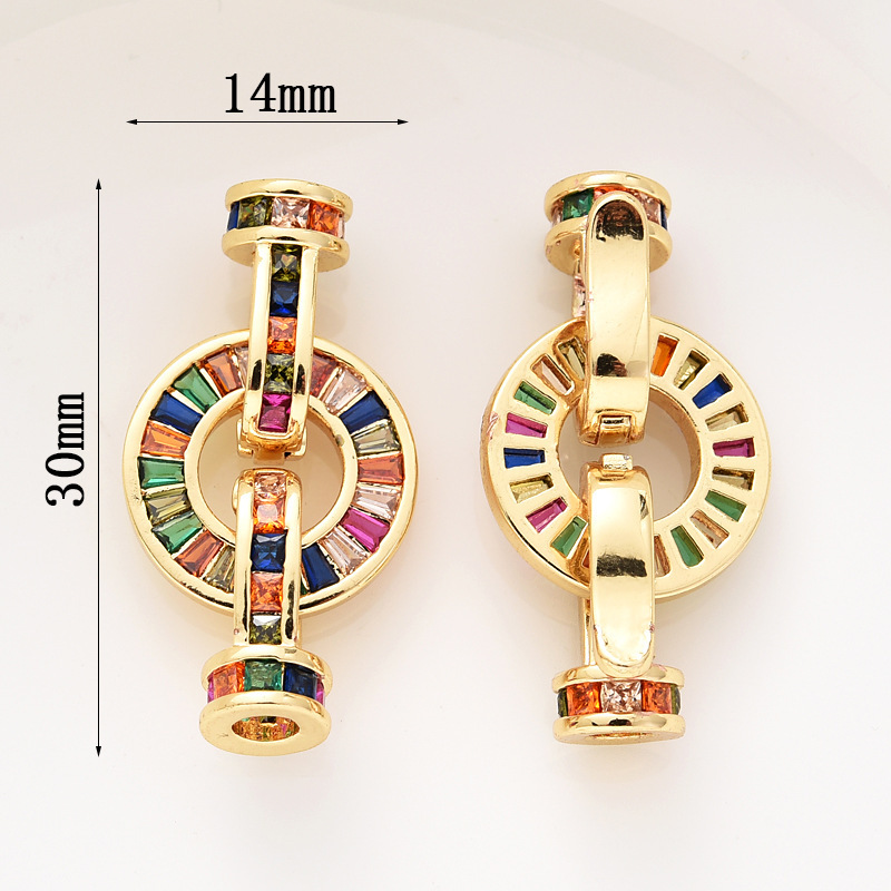 Zhuji pearl necklace buckle 8-shaped buckle, handcrafted end buckle, connecting buckle, mother-and-child buckle, sweater chain, universal buckle, DIY accessories pic 45