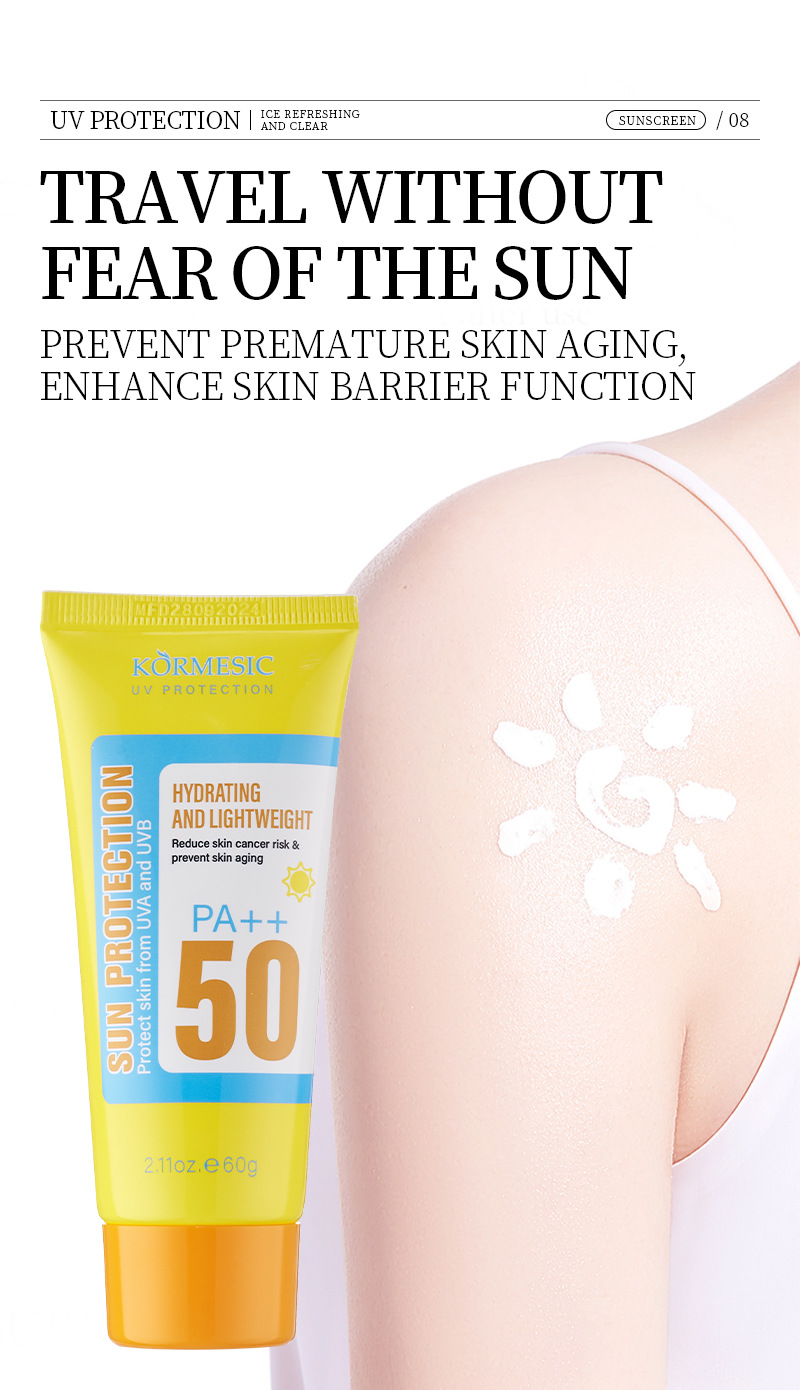 全英文防*晒霜批发Sunscreen Cream 高倍防*晒SFP100++++详情44