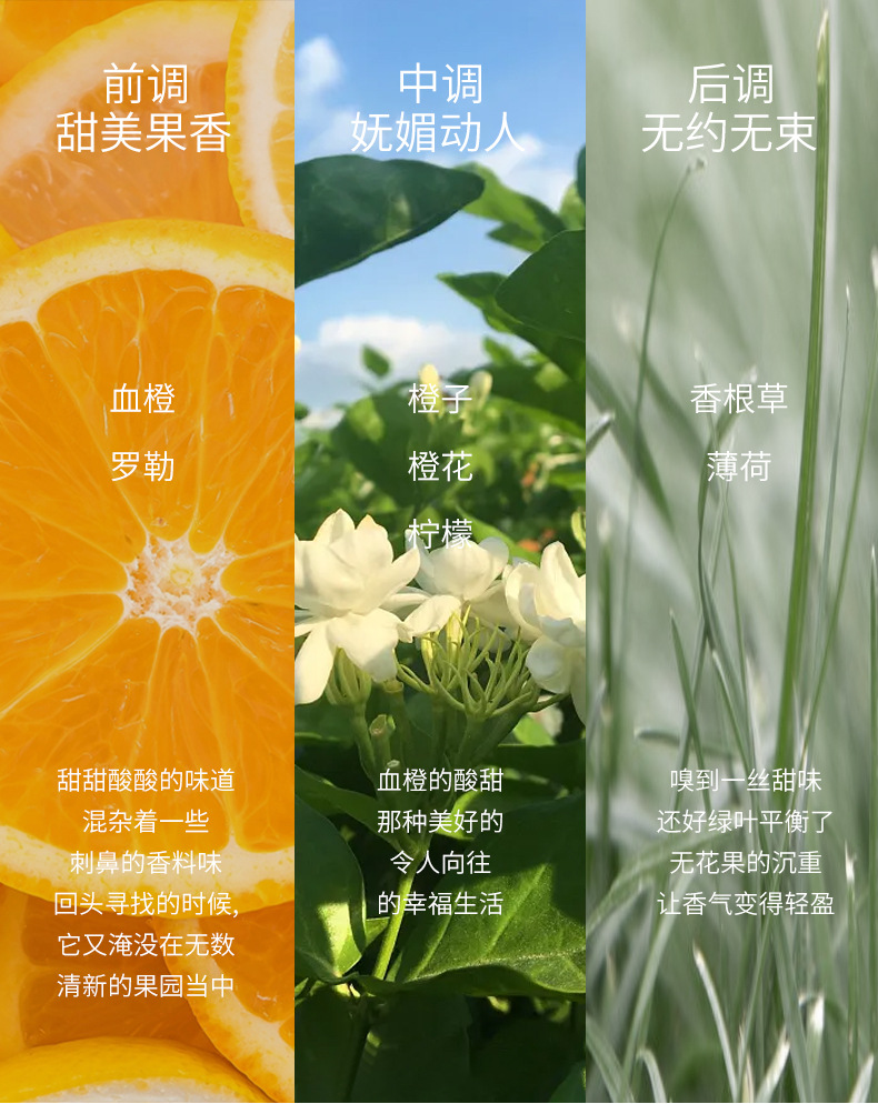 小城伊香女士香水批发持久淡香爱尔兰的绝美花田血橙罗勒厂家直销详情20