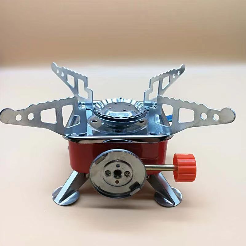 厂家直供户外迷你便携式小方炉野营折叠卡式炉瓦斯燃气野炊炉具详情9