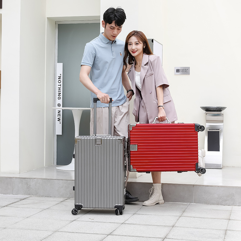 旅行箱男学生大容量铝框密码箱女行李箱结实耐用加厚拉杆箱万向轮详情64