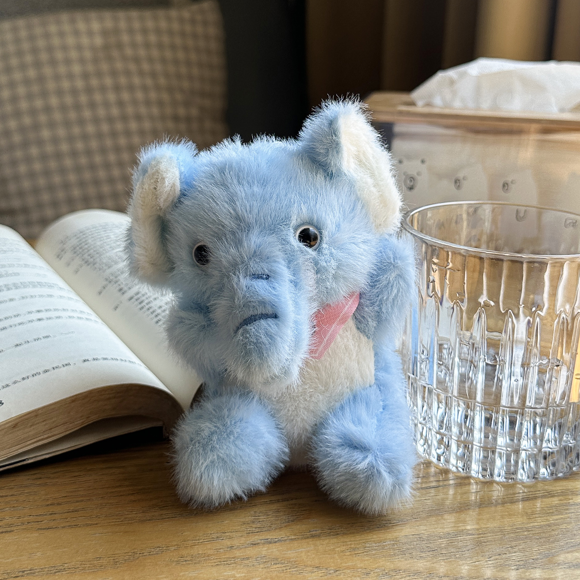 网红可爱萌围巾大象挂件毛绒玩具公仔书包包包挂饰钥匙扣娃娃玩偶详情5