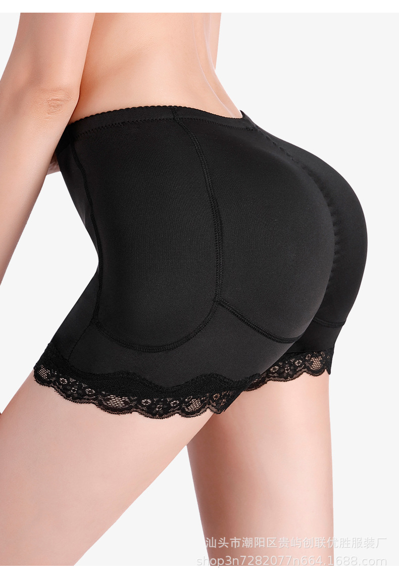 Large-sized faux bottom underwear for buttocks and hips, lace faux bottom pad, sponge pad, body-shaping, buttock lifting, body shaping and tummy tightening pants pic 11