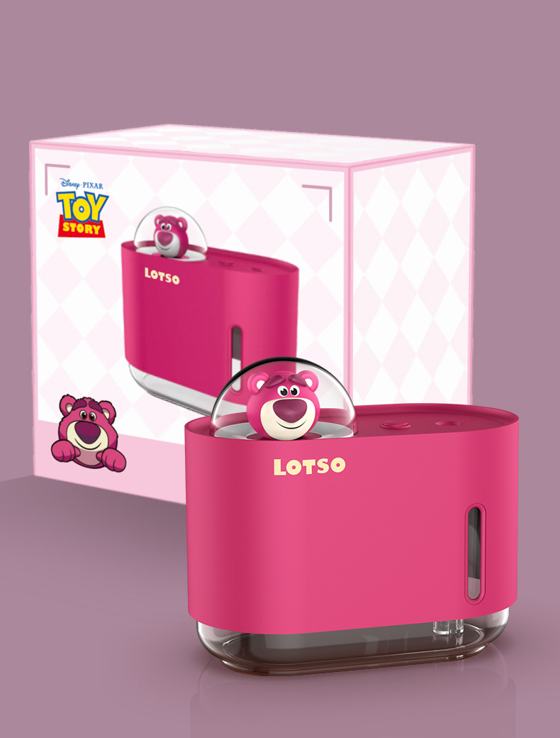 新款草莓熊USB迷你加湿器卧室小型便携式加湿器家用桌面小加湿器详情13