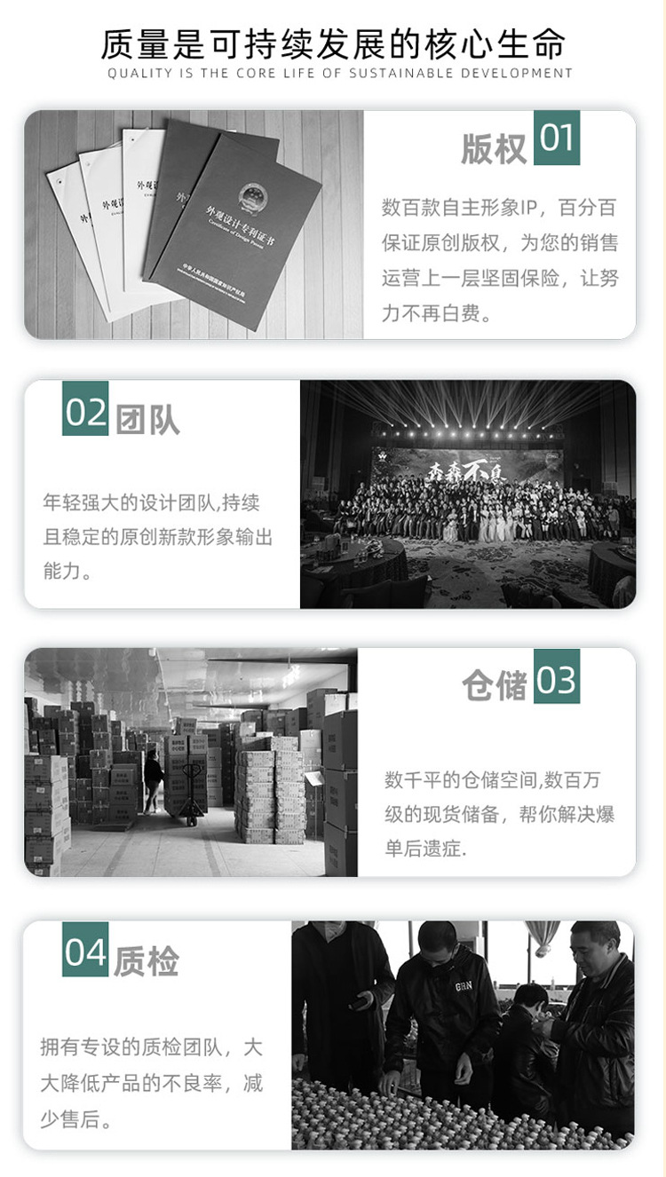 萌趣可爱小团子盲盒批发手办小摆件直播热销礼物公仔办公室装饰品详情18