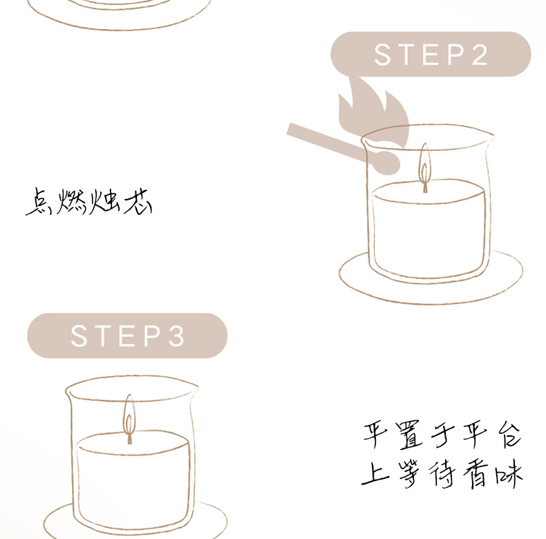 大豆蜡香薰蜡烛礼盒玻璃杯伴手礼物手工无烟蜡烛家用香氛蜡烛套装详情18