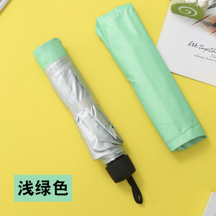 厂家批发创意三折倒杆银胶伞晴雨两用礼品雨伞广告伞可做logo详情28