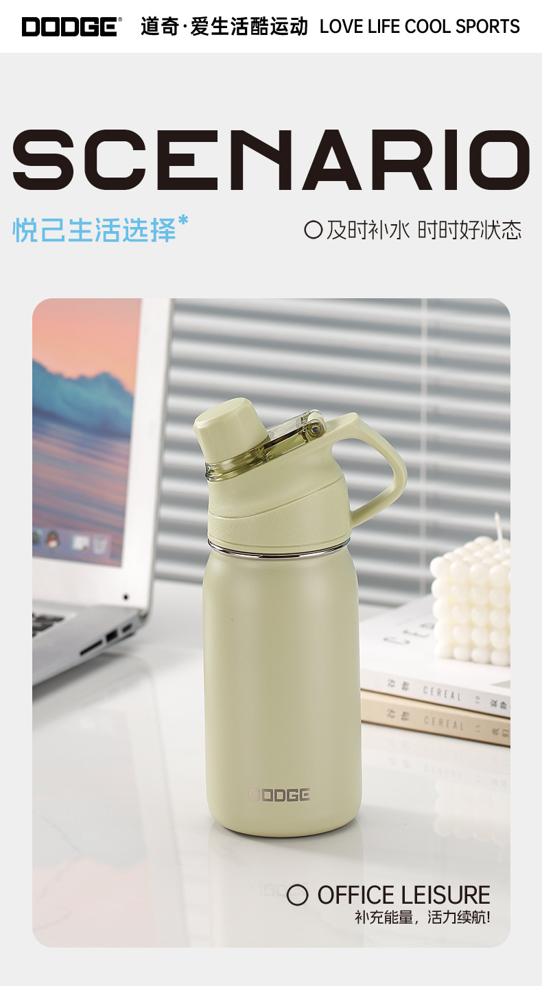 Dodge insulated cup, large-capacity 316 stainless steel straw cup, water bottle for boys and girls, special water cup for children to go to school pic 12