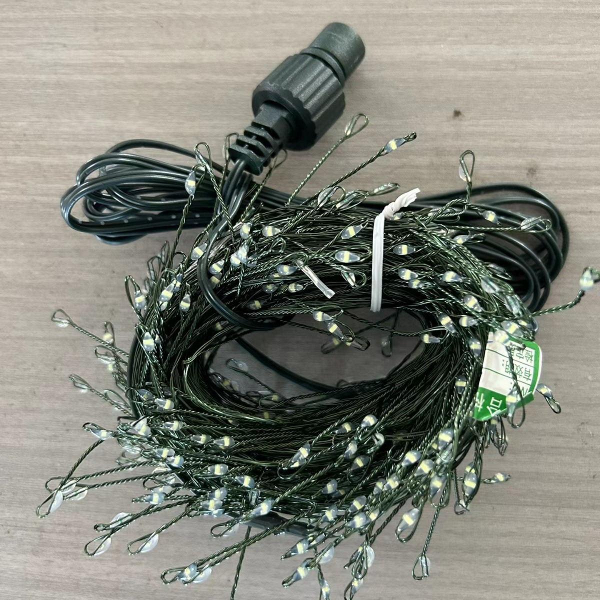 Cross-border LED firecracker lights, copper wire lights, string green wires, centipede feet, indoor and outdoor festival courtyard decorative lights, Christmas colored lights pic 18