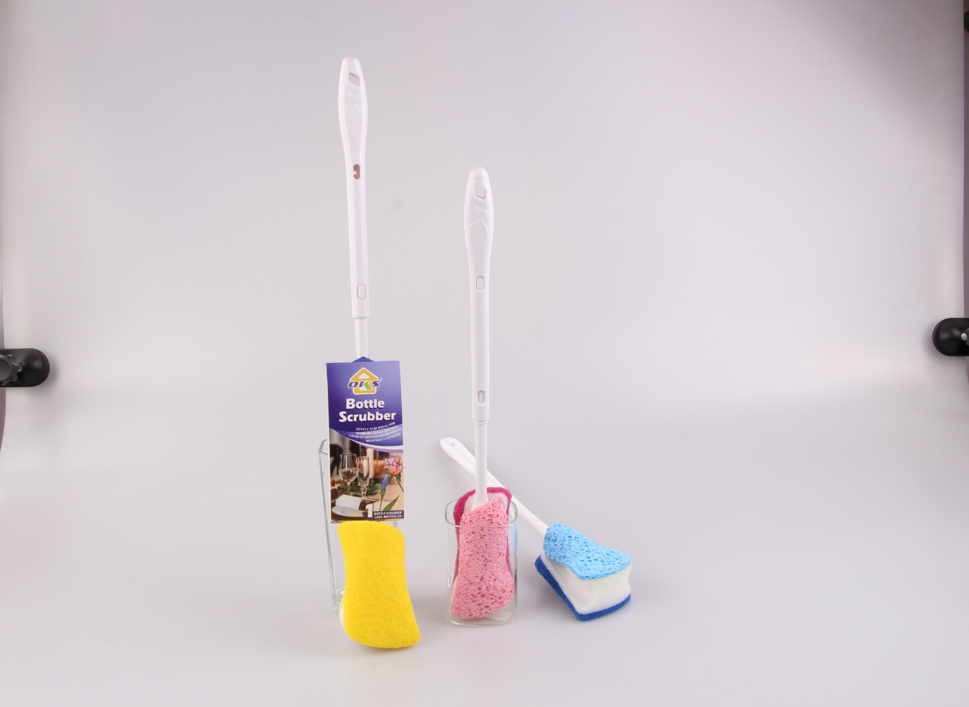 厂家批发木桨绵锅刷杯刷双面洗碗海绵擦清洁海绵块浴缸刷钢丝球O详情10